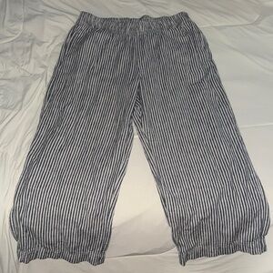 Old Navy Linen Blend Wide Leg Pants